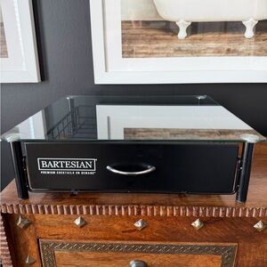 Bartesian Black Glass Cocktail Capsule Storage Drawer